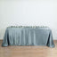 Satin Rectangular 90"x132" Tablecloth Dusty Blue - Seamless Table Cover