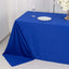 Scuba Rectangular 90"x132" Tablecloth Royal Blue - Wrinkle Free, Stain Resistant & Seamless Table Cover