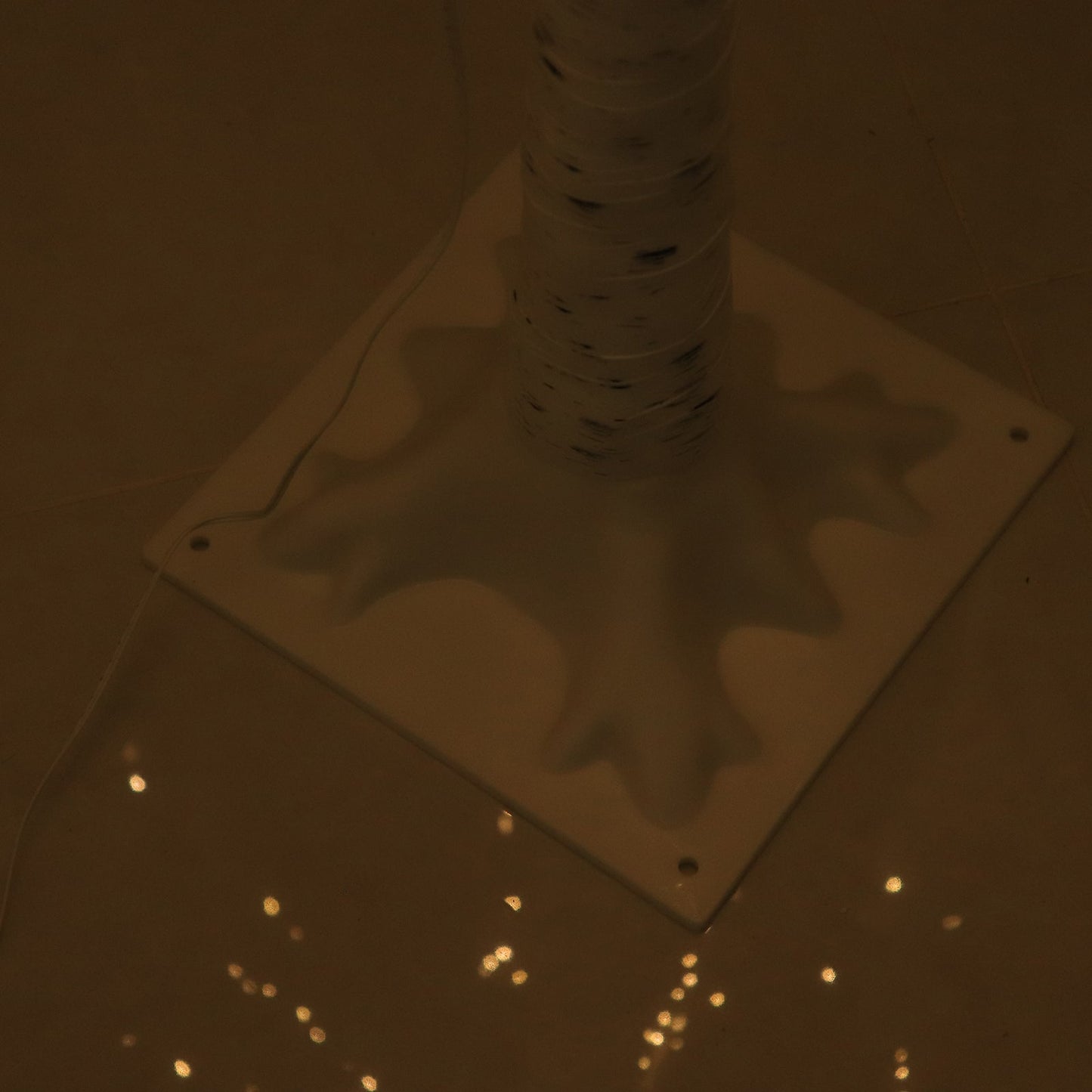 350 LED Lighted Birch Tree Design Warm White - Plug-in Remote Timer Lights with Detachable Base 6ft