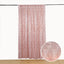 8ftx8ft Rose Gold Geometric Sequin Event Curtain Drapes with Satin Backing, Seamless Opaque Sparkly Backdrop Event Panel in Diamond Glitz Pattern