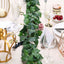 5ft Green Real Touch Artificial Poplar Leaf Garland, Flexible Vine