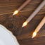 3-Pack LED Decorative Lighting Warm Flickering Mixed Natural - Flameless Taper Candles 11"
