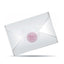 100Pcs 1" Round Pink Baby Girl Baby Shower Favor Envelope Stickers