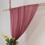 Mauve Cinnamon Rose Sheer Backdrop Drape â€“ 5ft x 14ft Wedding Arch & Ceiling Decor Panel, Wrinkle Free with Soft Shimmer