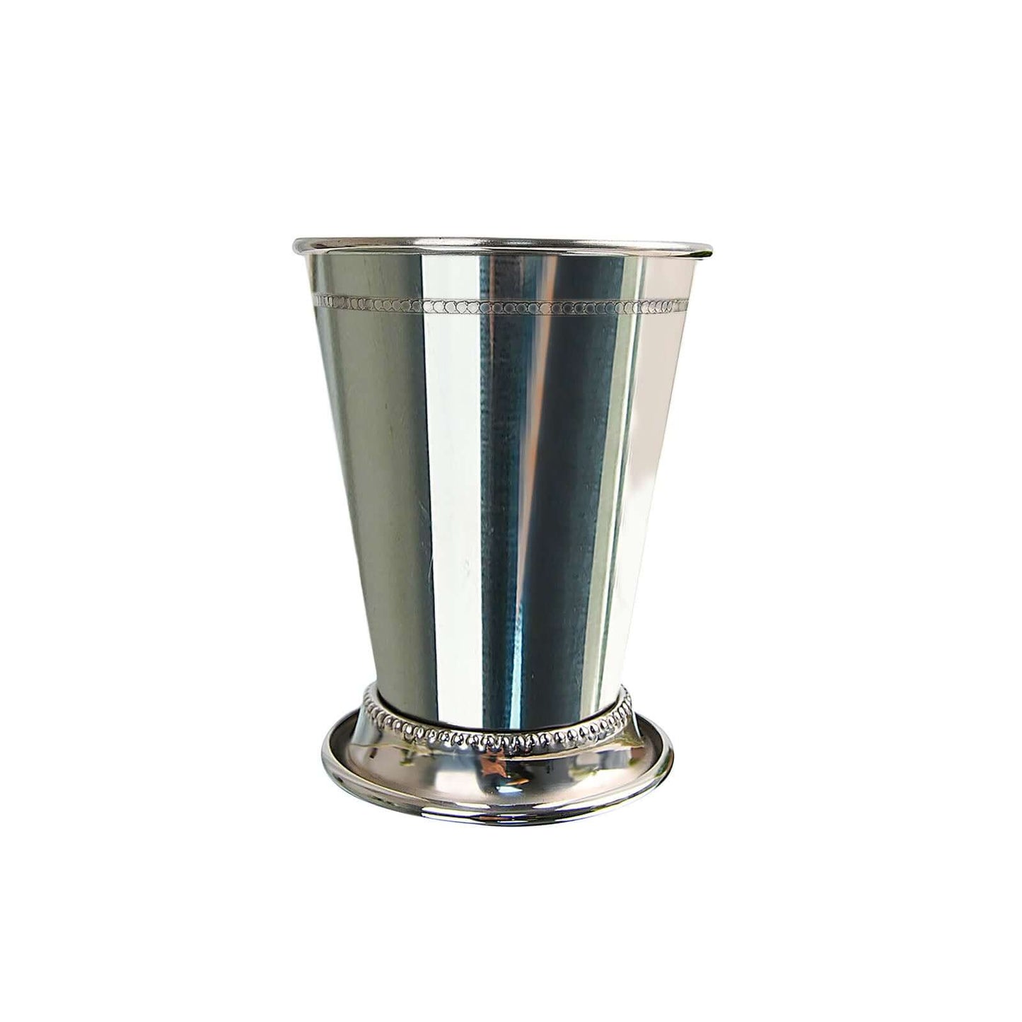 Mint Julep Cup Vase Stainless Steel Silver - Perfect for Flower Arrangements and Event Decor 4.5"