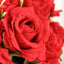 2 Bushes 18" Real Touch Red Artificial Rose Flower Bouquet, Silk Long Stem Flower Arrangements