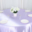 Satin 120" Round Tablecloth Lavender Lilac - Stylish Seamless Table Cover