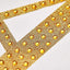 Decorative Rhinestone Alphabet "Z" Letter Stickers, Glitter Adhesive Craft Letters Gold DIY Sparkle Embellishments 8"