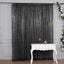 8ftx8ft Black Sequin Event Curtain Drapes, Backdrop Event Panel