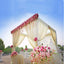 10ft 4-Post DIY Photography Backdrop Stand, Wedding Arch Canopy Tent