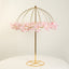 Wedding Centerpiece Umbrella Design Metal Gold - Round Base Floral Frame Stand 42"