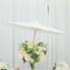 2-Pack Paper and Bamboo Parasol Umbrellas White - Perfect Bridal Shower Photo Props and Table Decorations 32"