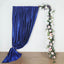 Royal Blue Crushed Velvet Backdrop Curtain â€“ 8ft x 8ft Event Drape with Rod Pocket, Privacy Panel for Photo Booths & Events