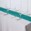 Chiffon 6ft Table Runner Turquoise - Flowy & Lightweight Table Decor