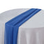 Chiffon 6ft Table Runner Royal Blue - Flowy & Lightweight Table Decor
