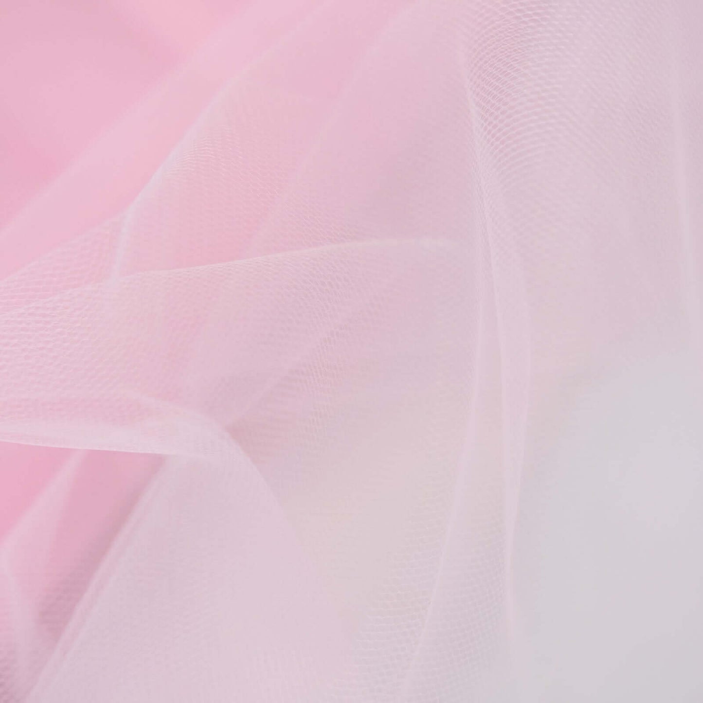 54"x40 Yards Pink Tulle Fabric Bolt, DIY Crafts Sheer Fabric Roll