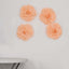 4 Pack 12" Large Blush Real Touch Artificial Foam DIY Craft Roses