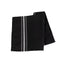 10 Pack Premium Spun Polyester 18"x22" Napkins Black/White Bistro Style - Highly Absorbent Cotton-Like Feel Cloth Napkins