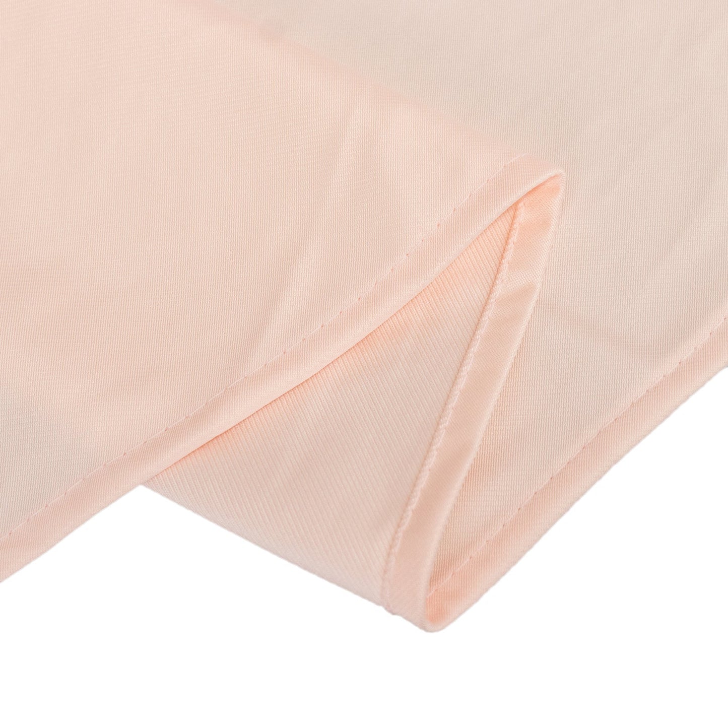 Scuba Round 108" Tablecloth Blush - Wrinkle Free & Stain Resistant Table Cover