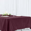 Polyester 54"x96" Rectangle Tablecloth Burgundy - Wrinkle-Resistant & Easy-to-Care Table Cover
