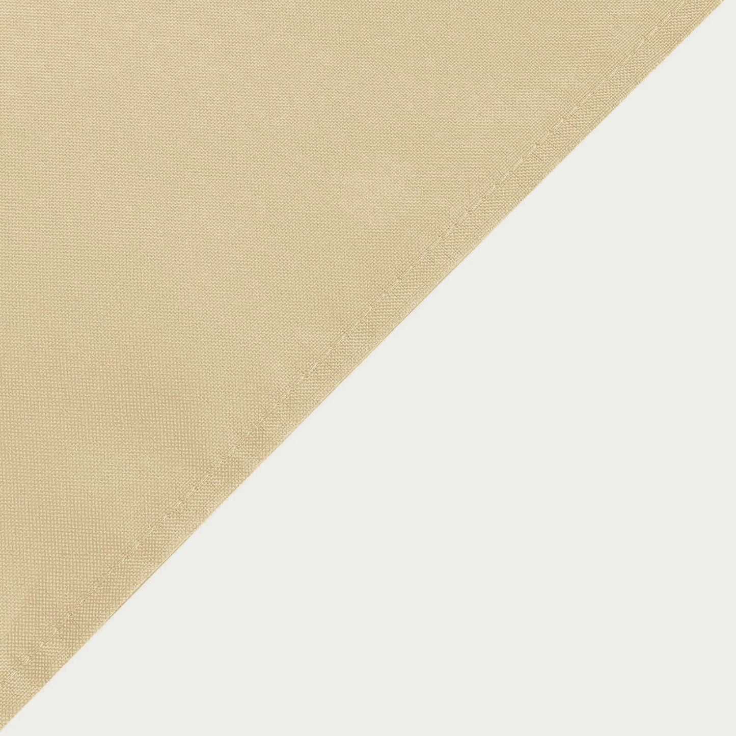 Polyester 90"x90" Table Overlay Square Tablecloth Champagne - Wrinkle-Resistant & Durable Table Cover