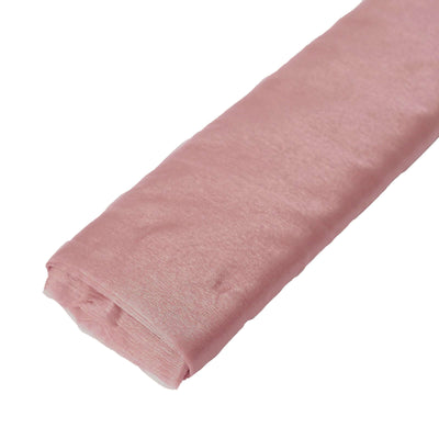 54"x10yd Dusty Rose Solid Sheer Chiffon Fabric Bolt, DIY Voile Drapery Fabric
