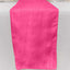 Taffeta 12"x108" Table Runner Fuchsia - Accordion Crinkle Design