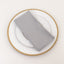 5 Pack Premium Polyester 20"x20" Napkins Silver - Wrinkle-Resistant & Durable Dinner Napkins