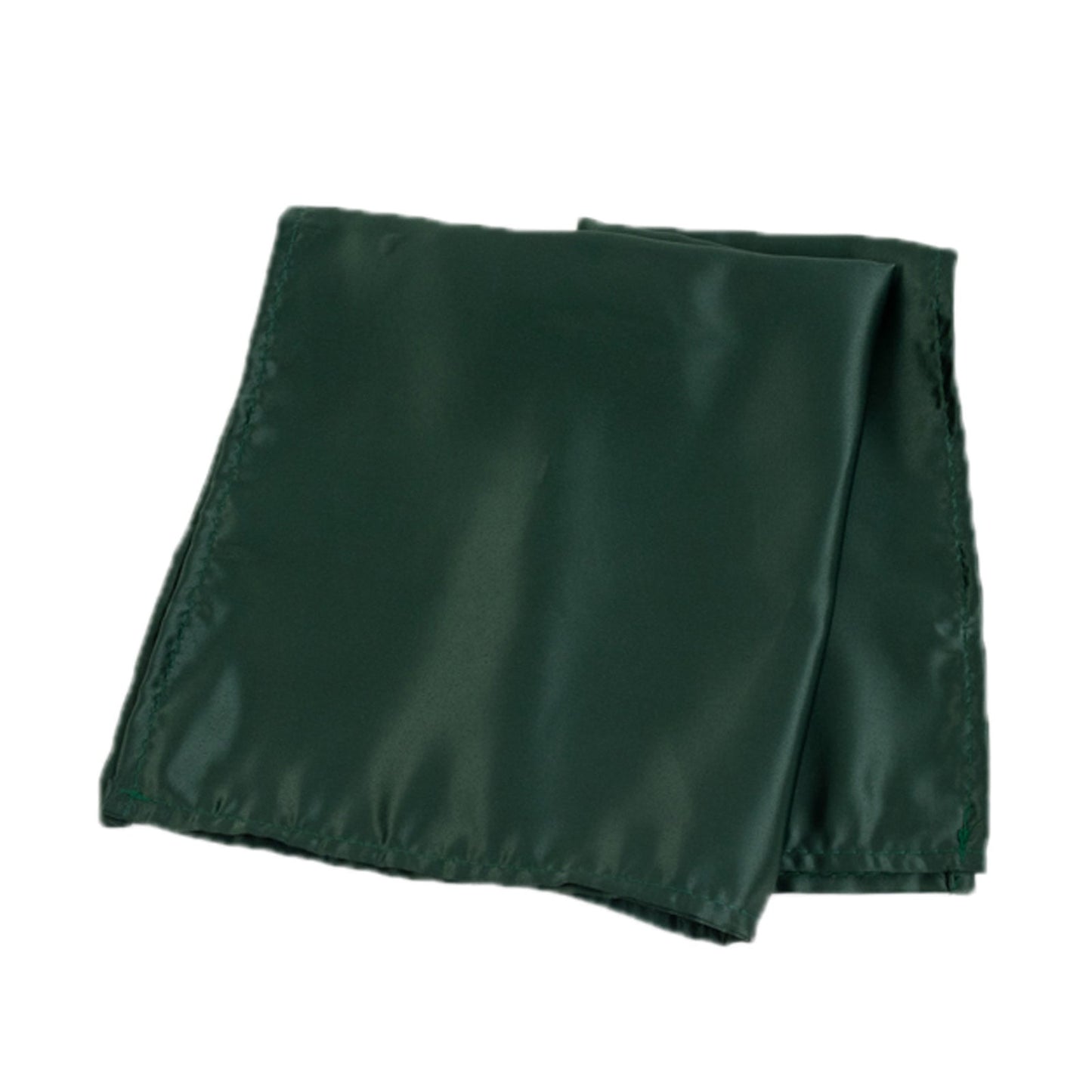 5 Pack Lamour Satin 20"x20" Napkins Hunter Emerald Green - Soft Matte Finish Dinner Napkins