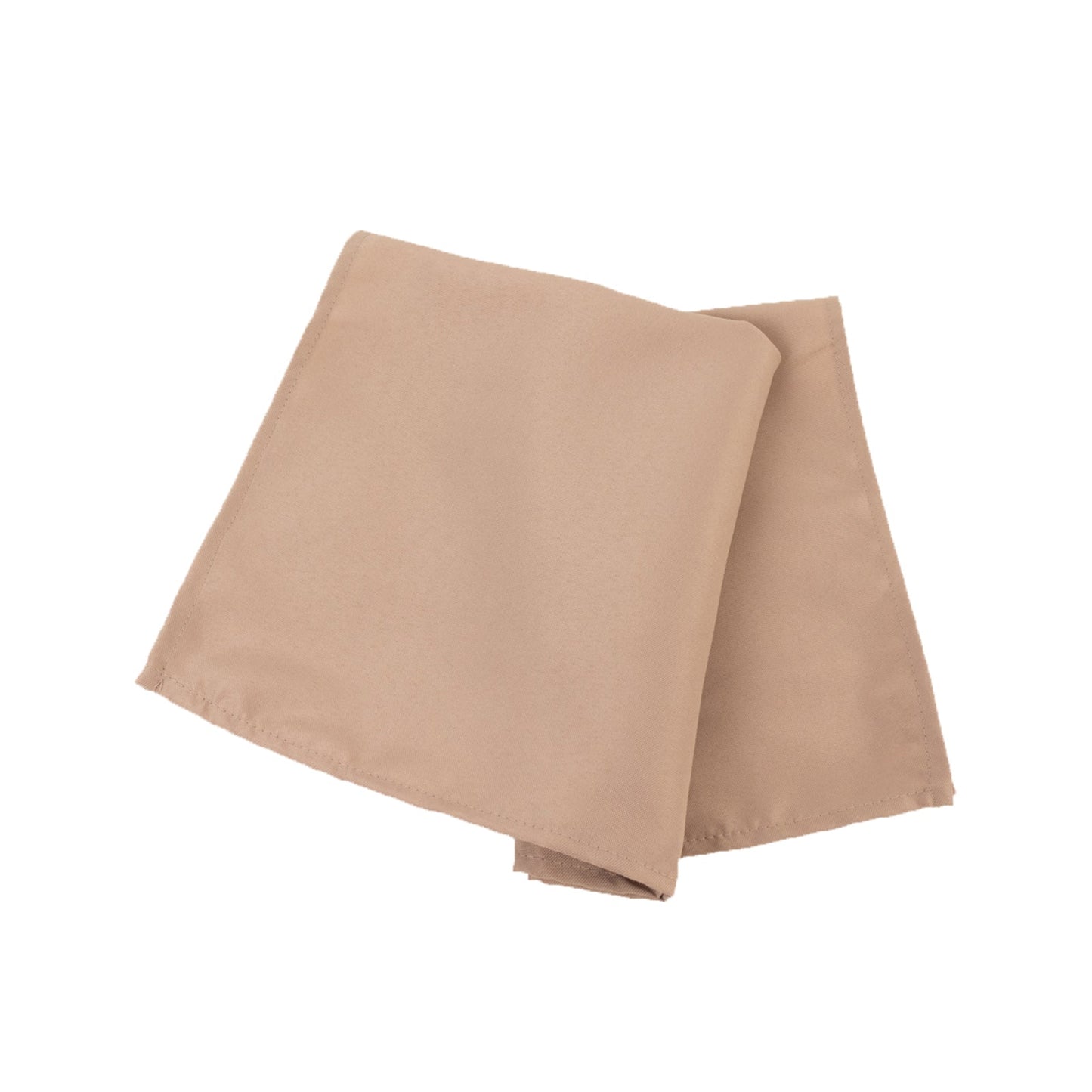 5 Pack Premium Polyester 20"x20" Napkins Nude - Wrinkle-Resistant & Durable Dinner Napkins