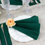 20 Pack Linen-Like Paper 8.5"x4" Napkins Hunter Emerald Green - Highly Absorbent & Disposable Airlaid Guest Towels