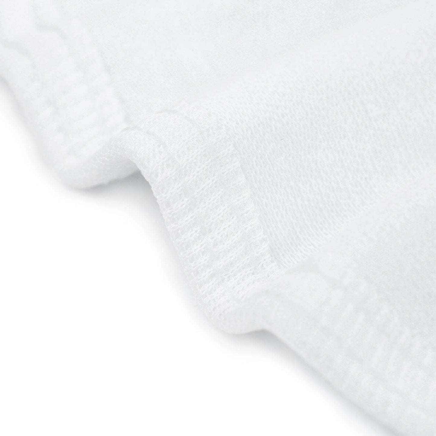 30 Pack 3 Ply White Cotton Face Mask, Reusable Fabric Masks With Soft Ear Loops