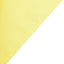 Polyester 90"x90" Table Overlay Square Tablecloth Yellow - Wrinkle-Resistant & Durable Table Cover