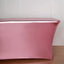 Stretch Spandex 72"x30" Rectangle Tablecloth Metallic Rose Gold - Form-Fitting Table Cover
