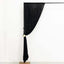 Black Crushed Velvet Backdrop Curtain â€“ 8ft x 8ft Event Drape with Rod Pocket, Privacy Panel for Photo Booths & Events