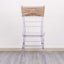 5 Pack Stretch Spandex Chair Sashes Nude - Reusable Chair Bands with Silver Diamond Ring Slide Buckle 5"x14"