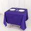 Scuba Square 70"x70" Tablecloth Purple - Wrinkle Free & Stain Resistant Table Cover