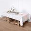 Linen-Like Paper 50"x108" Rectangle Tablecloth White - Disposable Airlaid Table Cover for Easy Cleanup