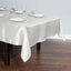 Satin Rectangular 60"x102" Tablecloth Ivory - Smooth and Lustrous Table Cover