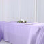 Satin Rectangular 90"x132" Tablecloth Lavender Lilac - Seamless Table Cover