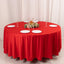 Scuba Round 108" Tablecloth Red - Wrinkle Free & Stain Resistant Table Cover
