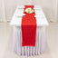 Scuba Polyester 12"x108" Table Runner Red - Wrinkle-Free Table Linen