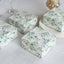 25 Pack White Green Eucalyptus Leaves Print Paper Favor Boxes, Cardstock Party Shower Candy Gift Boxes - 4"x4"x2"