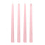 10-Pack Taper Candles Premium Wax Design Pink - Unscented Candles for Upscale Settings 10"