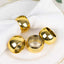 4 Pack Shiny Metallic Gold Acrylic Napkin Rings
