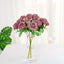 2 Bushes 18" Real Touch Dusty Rose Artificial Rose Flower Bouquet, Silk Long Stem Flower Arrangements