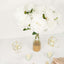 2 Bushes 17" White Premium Silk Jumbo Rose Flower Bouquet, High Quality Artificial Wedding Floral Arrangements