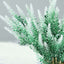 4 Bushes 14" Green White Artificial Lavender Flower Plant Stems Greenery