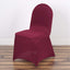 Spandex Chair Cover for Banquet Chairs Burgundy - Stretch 160GSM Fabric with Slip-On Slipcover
