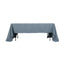 Premium Polyester 60"x126" Rectangle Tablecloth Dusty Blue - Stain-Resistant 220GSM Finish Table Cover